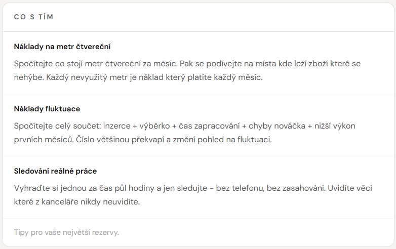 Ukázka tipů na konci kvízu